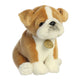 Aurora Adorable Miyoni Tots Bulldog Pup Stuffed Animal - Lifelike Detail - Cherished Companionship - White 8.5 Inches