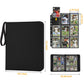 GERMUN Trading Card Binder  enhanced 9 Pocket Card Binder  720 Double Sided Pocket PU Collection Binder  Collector Album  Card Holder for MTG  TCG  Sports Cards (Diamond Black)