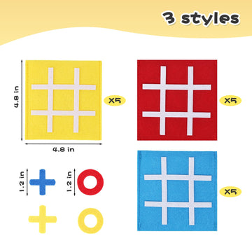 Lovestown 30Pcs Tic Tac Toe Board Game, Mini Strategic Board Game For Kids Family Classic Educational Toys Indoor Party Game For Goodie Bag Stuffers Party Favors Gifts