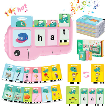 Talking Flash Cards For Toddlers Learning: Alphabet Learning Toys - Matching Spelling Games With 224 Sight Words - Montessori Toys For 3 4 5 6 Years Old Kids