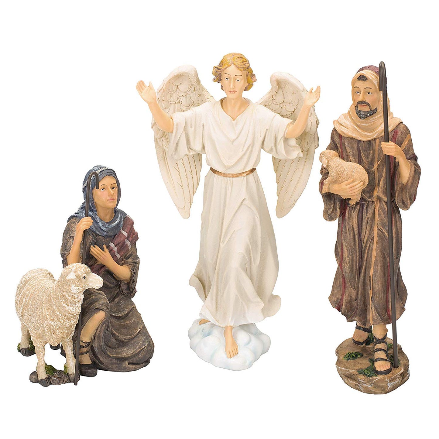 Three Kings Gifts Deluxe Edition, Nativity Scene Set & Figures, 16-Pieces, 7 Inch Scale Collection
