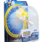 Sonic The Hedgehog 2.5 Inch Super Sonic Action Figure - Yellow Plastic Collectible Toy, Model 403804