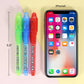 MaleDen Invisible Ink Pen - Upgraded 6pcs UV Light Magic Marker for Secret Messages, Multi-Color Plastic Spy Pen