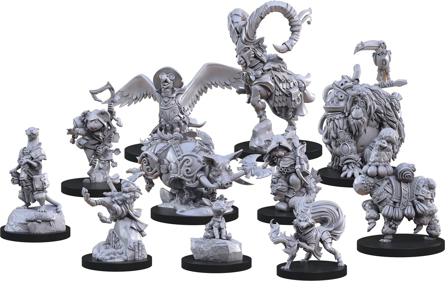 Animal Adventures: Animals Of The Faraway Sea Roleplaying Miniatures 5E Compatible