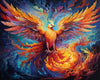 Tulip N Turtle Firebird Diy Acrylic Paint By Number Kit For Adults Beginner Canvas Painting By Number Acrylic Painting. Wall Dec