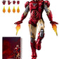 Ovonni 7 Inch Ironman Mk6 Action Figure,Exquisite Painting Collectible Figure With Lots Of Accessories (1/10 Scale)