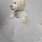 Kinnex Collections Since 1997 20' Quince Anos Quinceanera Last Doll Teddy Bear With Dress (Centerpiece) ~ Arc16831-1 (White)