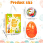 12Pcs Easter Marble Eggs With Fidget Stress Balls, 1Pc Non Woven Bags For Easter Theme Party Favors, Supplies For Easter Egg Hun