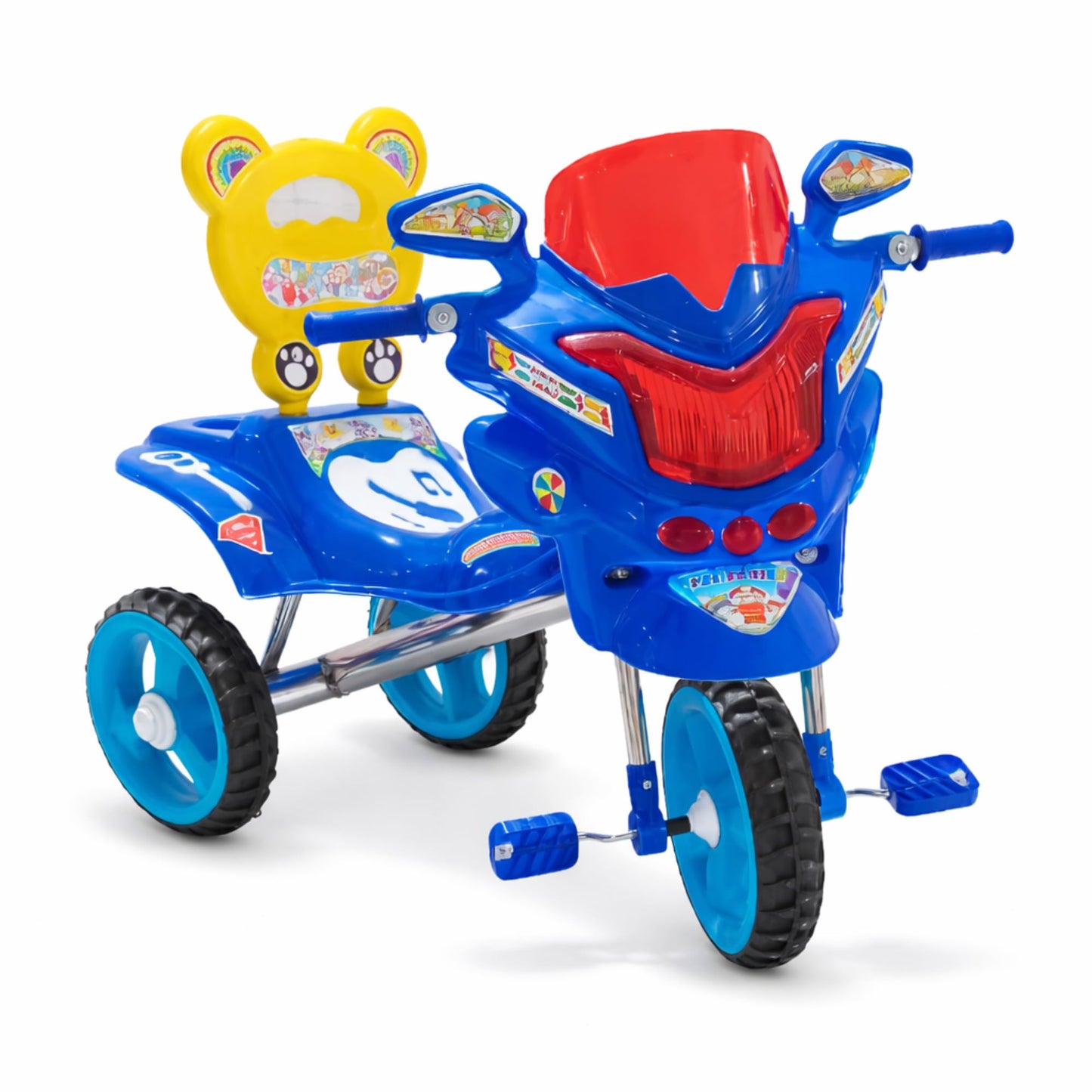 Gurtoy Kids Tricycle With Pedals For Toddlers 2-5 Years | 3 Wheel Baby Tricycle Ride On Cycle For Kids | Sturdy Frame, Comfortab