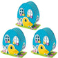 Set of 3 DIY Craft Kits with Easter Bunny & Chick Foam House