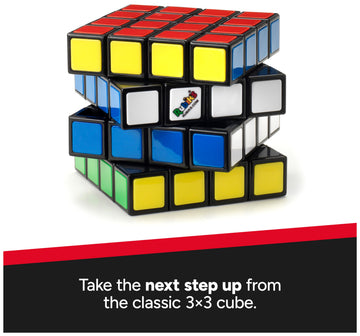 Rubik's 4x4 Classic Color-Matching Puzzle - Twisting Fidget Toy, Brain Teaser, Ages 8+, Plastic, Model 6064551, New Color