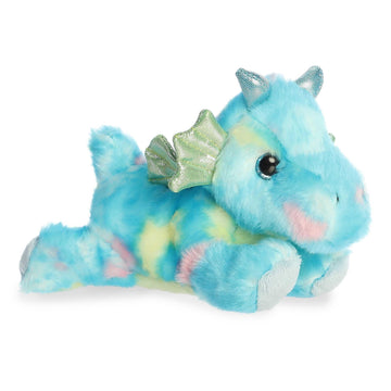 Aurora® Vibrant Bright Fancies™ Sprinkles Dragon™ Stuffed Animal - Eye-Catching Fun - Delightful Cuddles - Blue 7 Inches