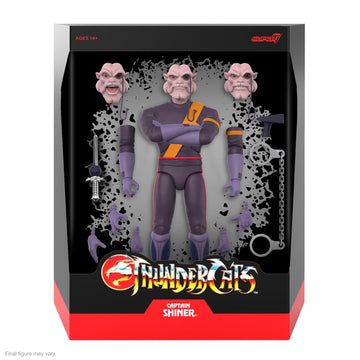 Super7 ULTIMATES! Thundercats Captain Shiner - 7 Thundercats Action Figure with Accessories Classic Cartoon Collectibles and Retro Toys