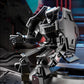 WEAREWE 2 Set DIY 3D Printed T13 Action Figures Set Lucky 13 Action Figure Multi-Jointed Movable Mech Doll Robot(Red-Blue)