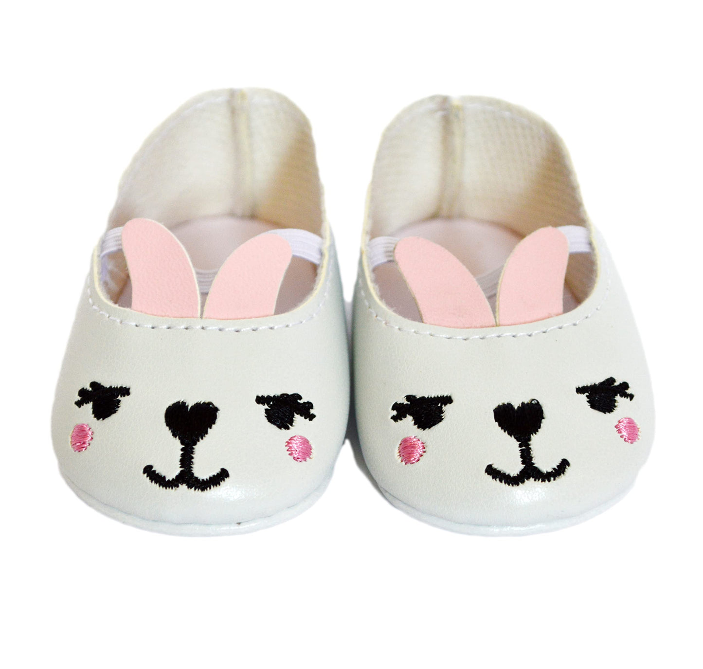 Bunny Rabbit Shoes Fits 18 Inch Dolls