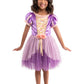 Little Adventures Rapunzel Princess Party Dress - Machine Washable Child Pretend Play Costume Outfit with No Glitter (2XL Age 9-11)