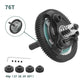 48P 76T Spur Gear Hardened Steel Transmission Gears With 27T 28T 29T 30T Pinions Gear 1/8 Inch 3.175Mm Hole Upgrade Parts For Tr