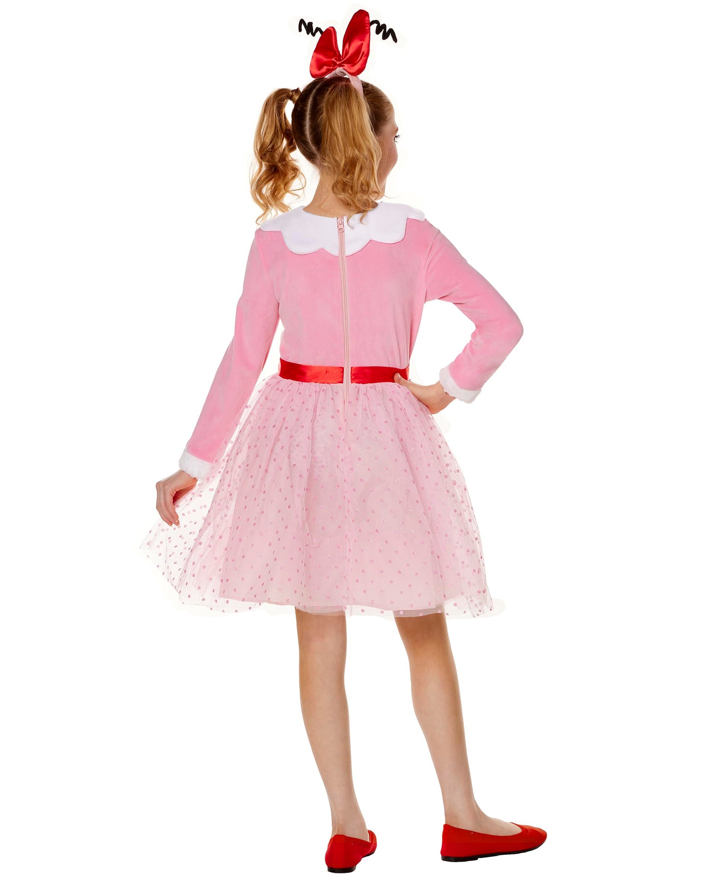 Spirit Halloween Dr. Seuss The Grinch Kids Cindy Lou Who Costume | Officially Licensed | How The Grinch Stole Christmas! - L