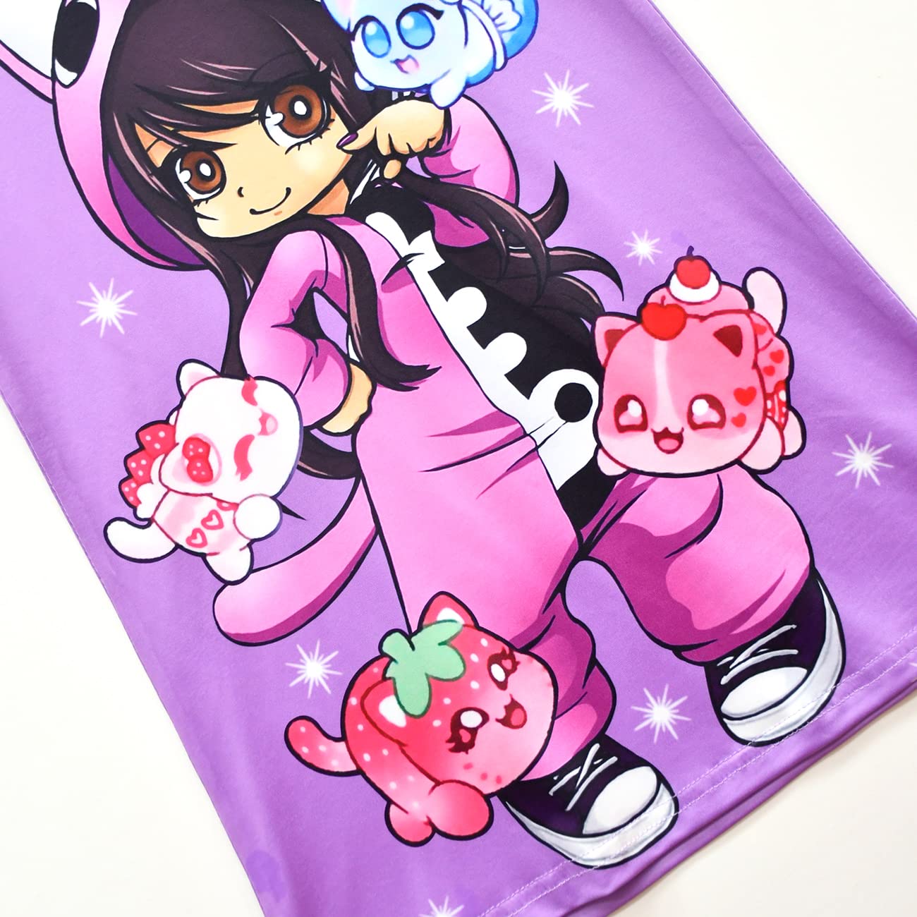 Girls Game Casual Graphic Dress Gaming Clothes Cute Dresses Birthday Gift Purple