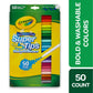 Crayola Super Tips Washable Markers Age 3+ - 50 Count