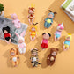 Onest 12 Sets 4 Inch Dolls Cute Baby Dolls Include 12 Pieces Baby Mini Dolls Mini Baby Sleeping Dolls, 12 Sets Handmade Animal Doll Clothes