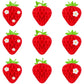 9 Pcs Strawberry Party Decorations Strawberry Honeycomb Balls Birthday Favors Berry Table Centerpieces Tissue Paper Honeycomb Tabletop Hanging Decor Party Supplies