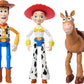 Mattel Disney Pixar Storytellers Toy Story 3-Pack of Woody  Jessie & Bullseye  4-inch Authentic Posable Figures  Key Character Collectibles-New
