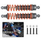 ARRCat 2PCS Front Shocks Upgrade Parts for 1/10 Arrma Bigrock 4X4 Granite 4X4 Senton 4X4 Vorteks 4X4 Typhon 4X4 RC Truck,Full Al