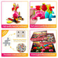 Huadada Jigsaw Puzzles For Adults 1000 Piece Jigsaw Puzzles For Adults Challenging Game Butterfly Puzzle With Letters On Back(Butterfly And Flower)