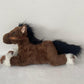 Lenwen 5 Pcs Horse Stuffed Animals 18 Inches Large Mommy Horse Plush with 4 Babies in Zippered Belly Nurturing Plushie Toy Set G