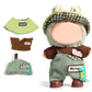 AICase for Labubu Clothes/for Labubu Outfits Clothes Set for 17cm Lububu Doll 3 Piece Set Hat Clothing for LA BUBU  Boys and Girls Stylish Adorable Dolls Clothes Accessories (No Doll)-2