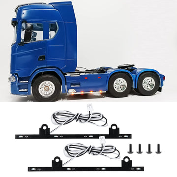 RCHUBAM 1Set LED Lamp Side Light for 1/14 Tamiya Scania 770S 6  4 56368 RC Truck Parts