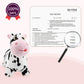 Inpany Bouncy Cow Farm Animal Hopping Toys For 2 Year Old Girl Gifts, Plush Kids Inflatable Jumping Horse, Ride On Toddler Bull Hopper, Outdoor Indoor Rubber Bouncer For 3 4 Yr Boy Birthday