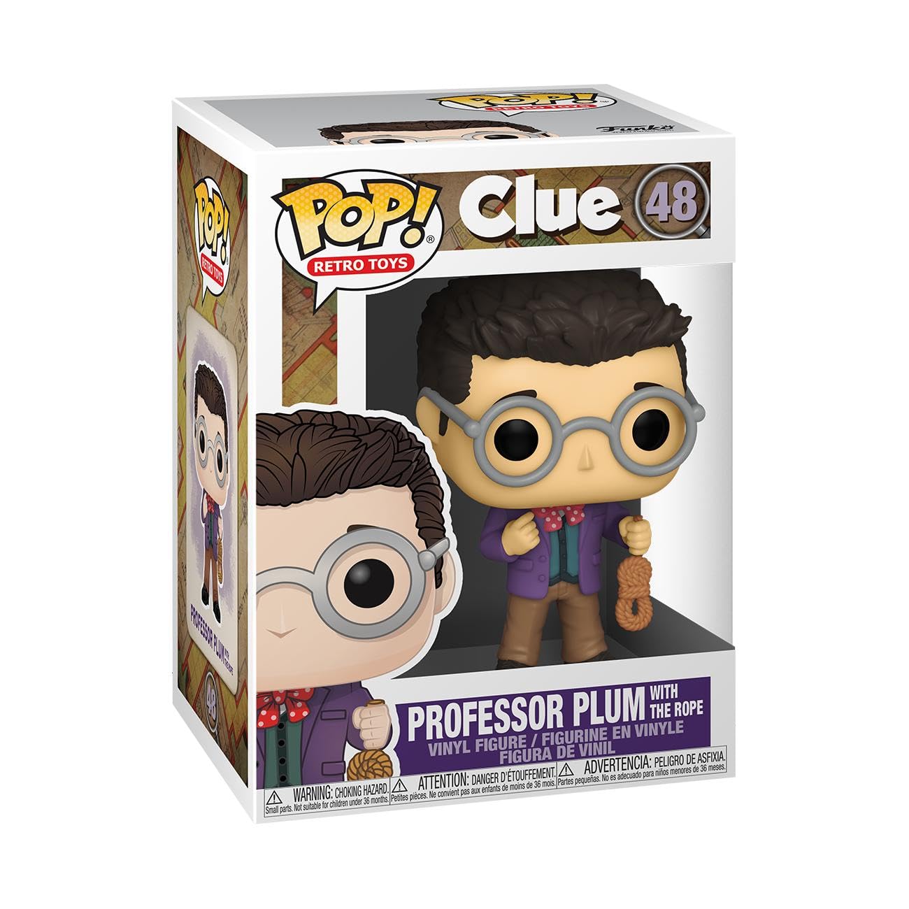 Funko Pop! Retro Toys: Clue - Professor Plum With Rope