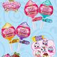 Oosh Slime Cotton Candy Cuties Series 2 By Zuru (Purple) Scented, Squishy, Fluffy, Soft, Stretchy, Stress Relief, Party Favors, Non-Stick With Collectible Cutie Slow Rise Toy