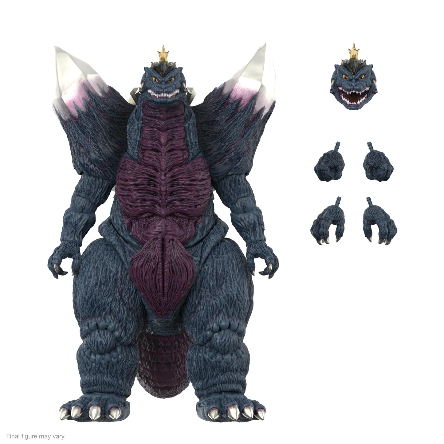 Super7 Ultimates! Toho Heisei Space Godzilla - 8'' Toho Godzilla Action Figure With Accessories Classic Movie Collectibles And R