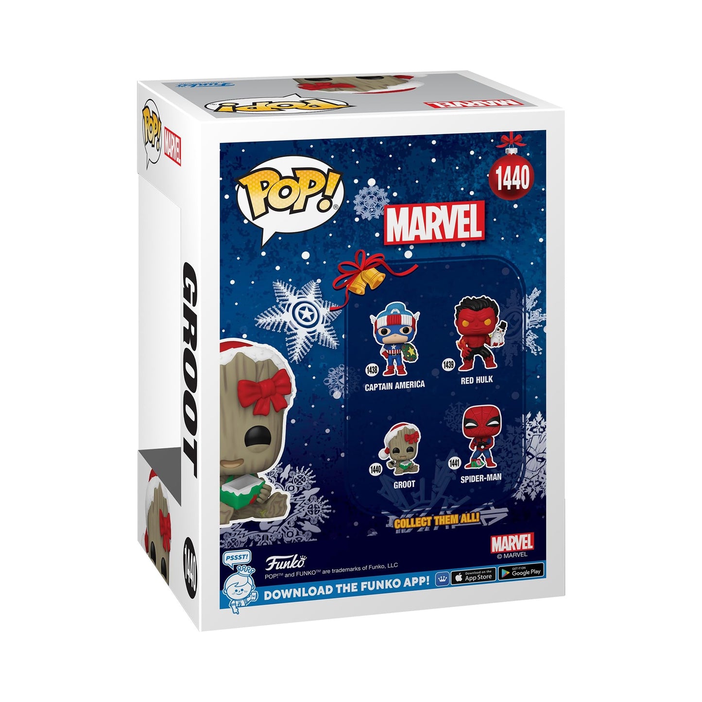 Funko Pop! Marvel: Holiday - Groot - Marvel Comics - Collectable Vinyl Figure - Gift Idea - Official Merchandise - For Kids & Adults - Comic Books Fans - Model Figure For Collectors And Display