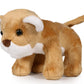 Ice King Bear Wild Animal Small Stuffed Animals Zoo Family Plush Toy (Lion 6 Inches)