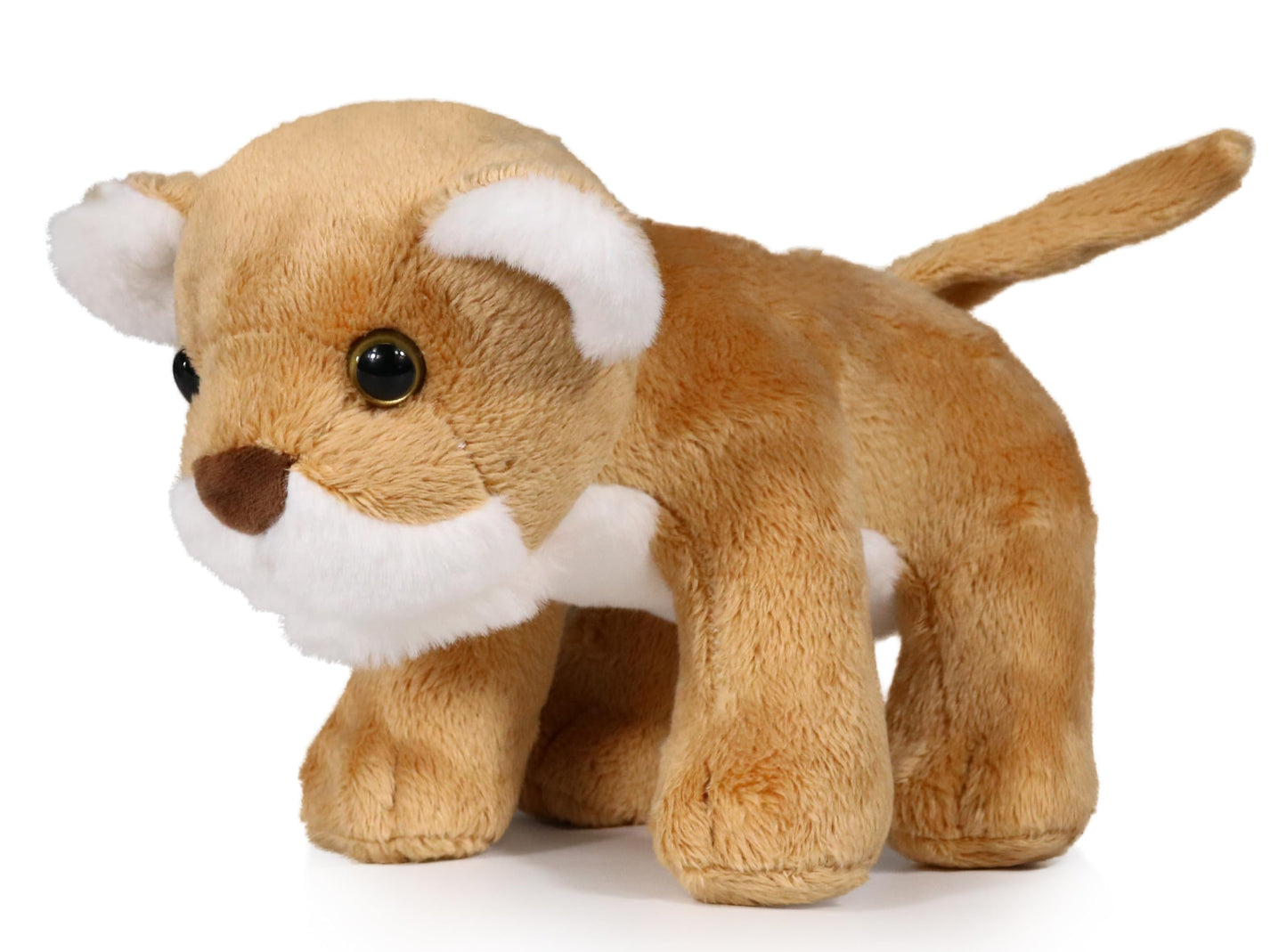 Ice King Bear Wild Animal Small Stuffed Animals Zoo Family Plush Toy (Lion 6 Inches)