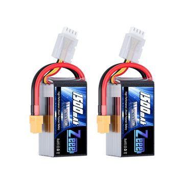 Zeee 11.1V 120C 1500mAh 3S RC Lipo Battery Graphene Battery with XT60 Plug for FPV Racing Drone Quadcopter Helicopter Airplane R
