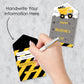 Big Dot Of Happiness Dig It - Construction Party Zone - Dump Truck Cards For Kids - Happy Valentines Day Pull Tabs - Set Of 12