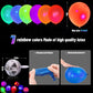 Gyipfipa 100Pcs Led Glow Balloons Set Includes 50 Pcs Led Round Mini Balloon Lights And 50 Pcs Uv Neon Balloons Glow In The Dark