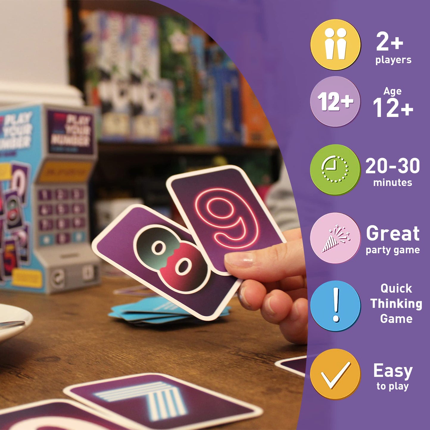 Ginger Fox - Play Your Number Card Game, Fun Trivia Family Games For Parties, Game Nights And More, Fast-Paced Card Games For Adults And Teens