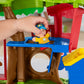 Fisher-Price Little People Toddler Musical Toy Swing & Share Treehouse Playset With 3 Figures For Pretend Play Ages 1+ Years
