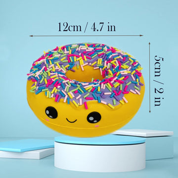 funnysquee Rainbow Donut Squishy Toy  Slow Rising  Stress Relief  Fun  and Cute Plaything Perfect for Birthday Gift and Decoration