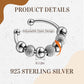 30 Pcs Anxiety Fidget Ring For Women Stainless Steel Adjustable Spinner Ring With Beads For Men Women Adults Stress Relief(Silver)