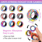 9Pcs Magnetic Rings Fidget Toy Set, Adhd Anxiety Magnetic Fidget Toys Adults Fidget Spinner Rings For Relief, Easter Basket Stuffers Valentines Gifts For 8+ Year Old Teen Boy Girl
