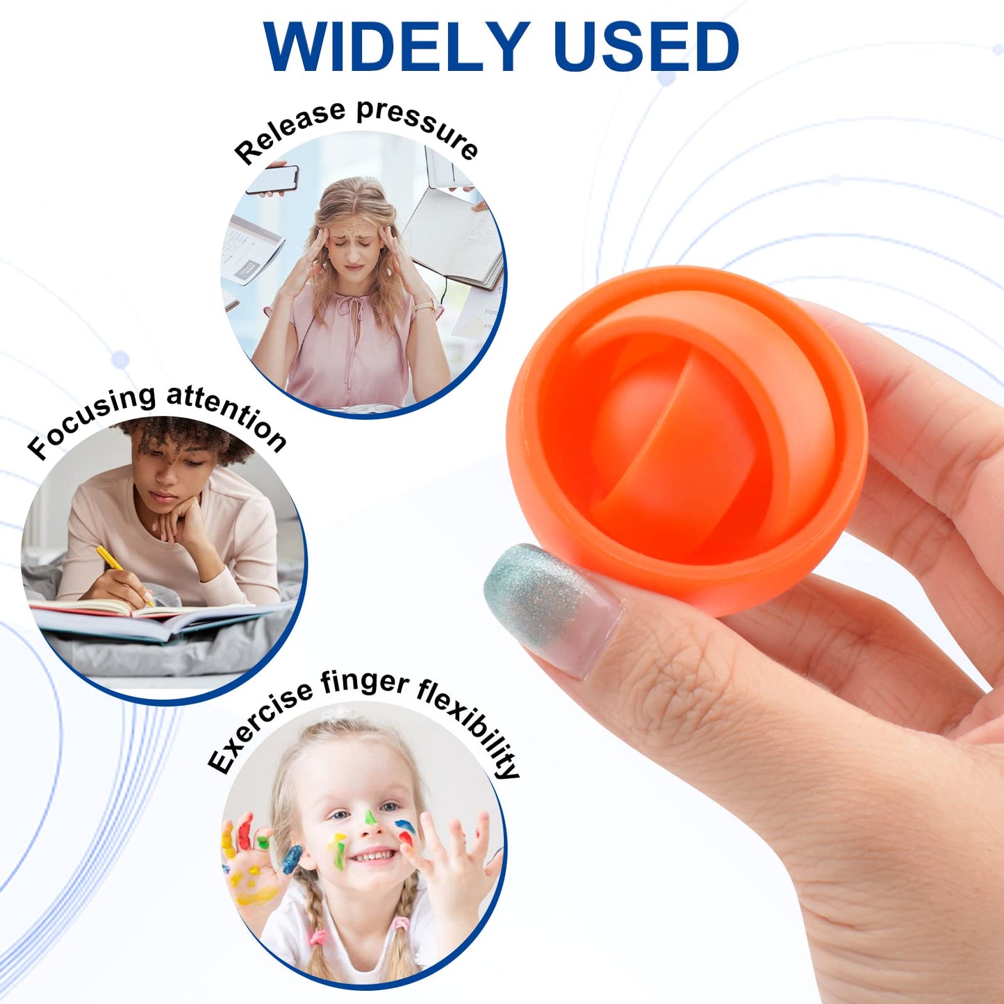 Yrissmiss Fidget Toys for Kids, Easter Basket Stuffers for Teens, Gifts for 8-12 Boys Girls Teens Adults, Quiet ADHD Autism Stre