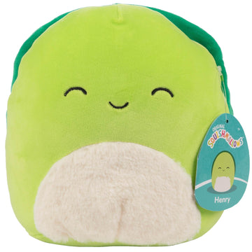 Squishmallows Original 8-Inch Henry The Turtle - Official Jazwares Plush - Collectible Soft & Squishy Turtle Stuffed Animal Toy 
