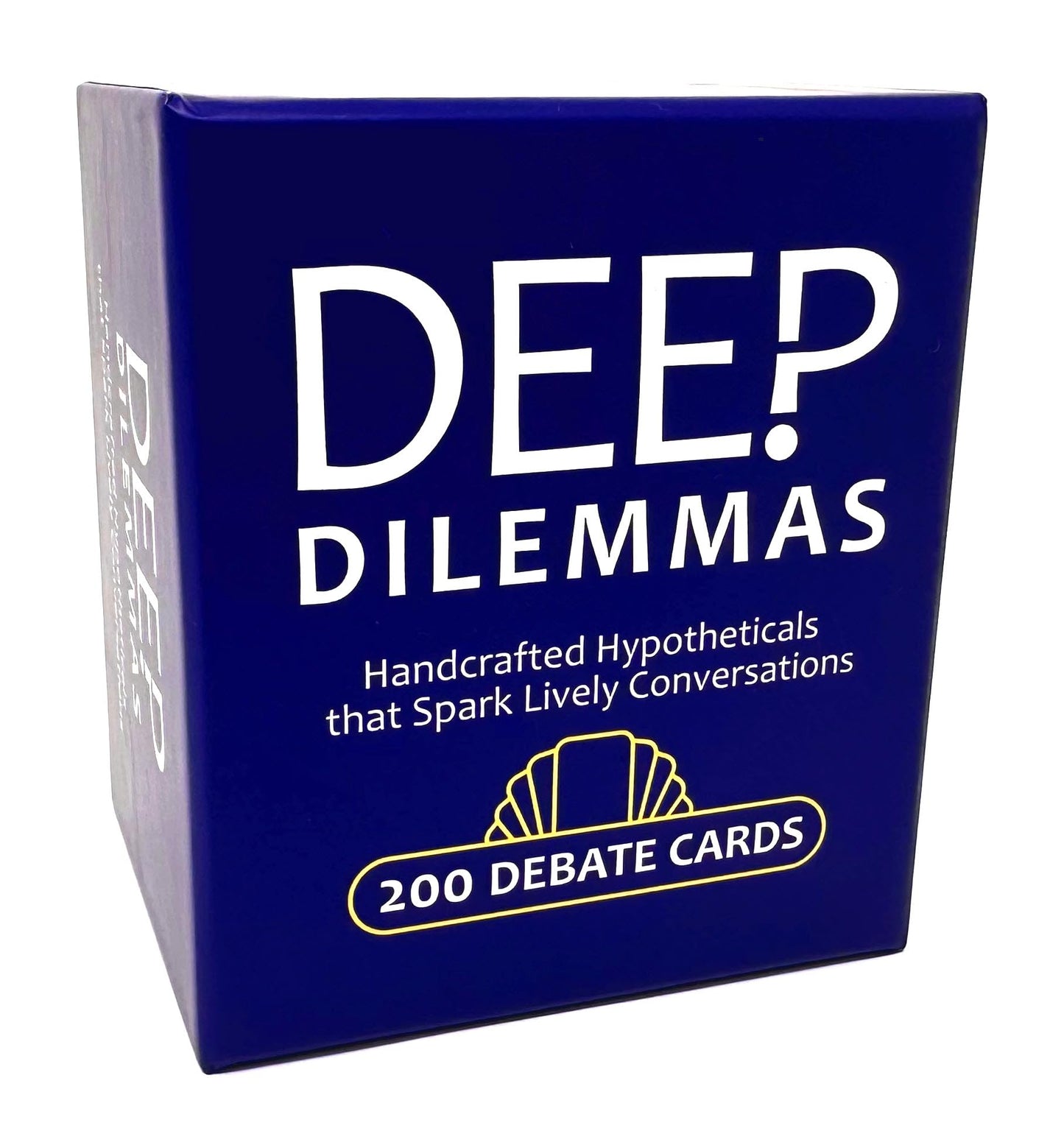 Deep Dilemmas Conversation Cards - 200 'Would You Rather' Ice Breakers for Adults, Multicolor, Cardstock - Perfect for Couples & Family